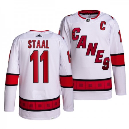 Carolina Hurricanes Hockeydrakt Staal 11 Hvit Adidas Jordan Authentic - Herre